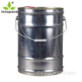 20Liter Black Metal Drums Barrel dengan Spout